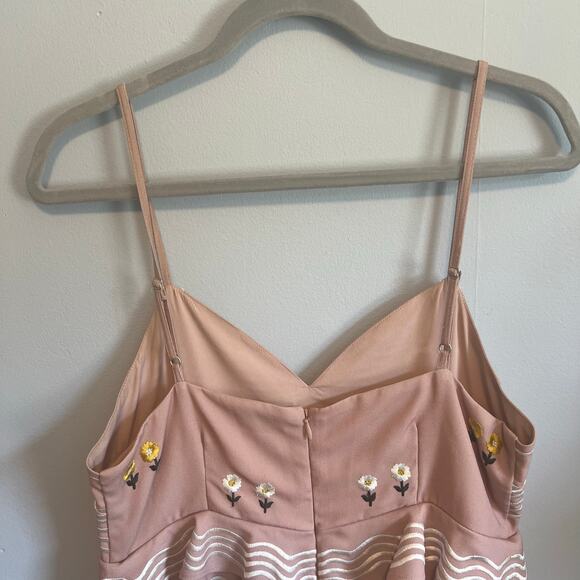 Anthropologie Sahil Kochhar V-Neck Sahara Floral Dress size 10 - Picture 6 of 10